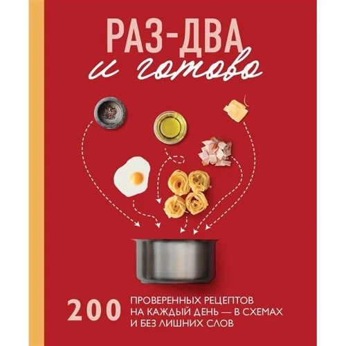 Раз-два - и готово. 200 проверенных рецептов на каждый день - в схемах и без лишних слов: Производитель Эксмо