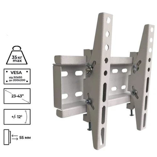 Кронштейн для ТБ Charmount TV02T White