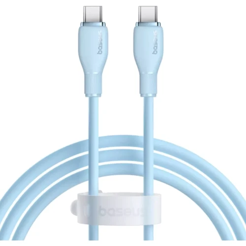Кабель Baseus Cable USB-C to USB-C Pudding Series Fast Charging Cable 100W 1.2m Blue (P10355702311-00)