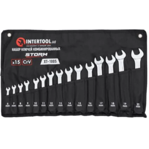 Набор ключей комбинированных Intertool XT-1005