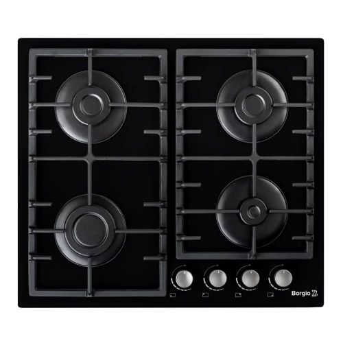 Варочная поверхность газовая Borgio 6190-15 Black Glass