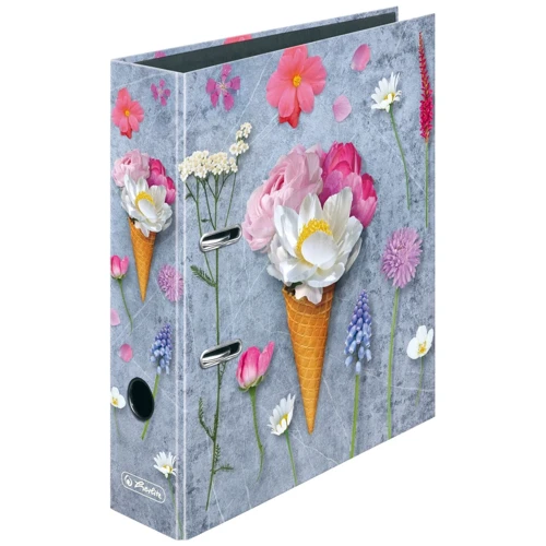 Папка-регистратор Herlitz А4 8 см Good Times Ahead Ice-Flower Букет Мороженое (50041541)