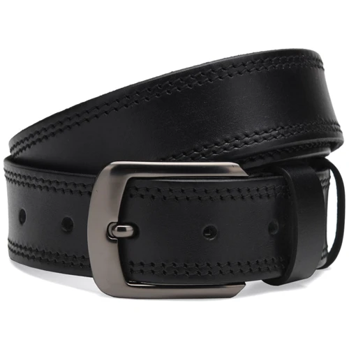 Мужской ремень Borsa Leather черный (Cv1gnn17)