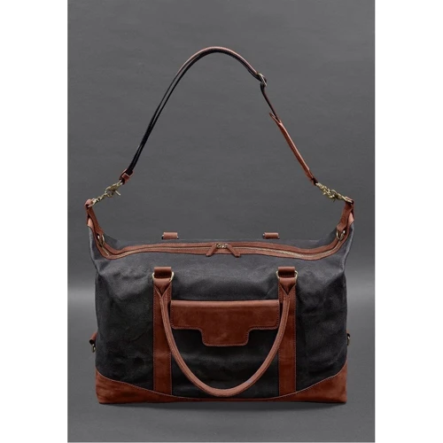 Дорожная сумка BlankNote светло-коричневая (BN-BAG-53-k-kr): Фактура Тканая, Гладкая