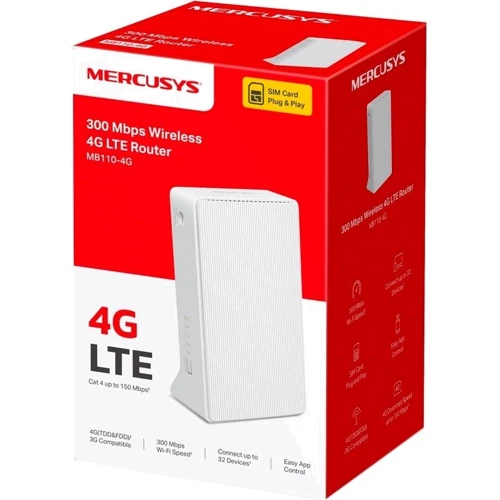 Маршрутизатор Wi-Fi Mercusys MB110-4G