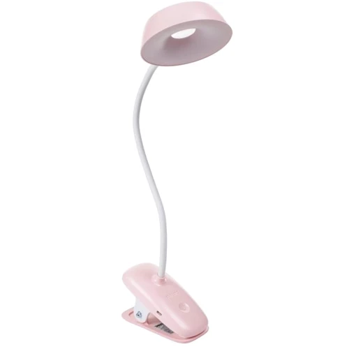 Лампа настольная Philips LED Reading Desk lamp Donutclip 3W, 4000K, 1200mAh (Lithium battery), розовый