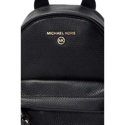 Женский рюкзак Michael Kors Slater XS CNV MSGR Backpack черный (30T0G04B0L001): Фактура Матовая, Зернистая