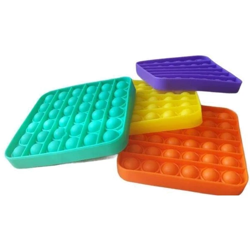 Игрушка-антистресс Pop-It Sibelly Mono Квадрат Мятный