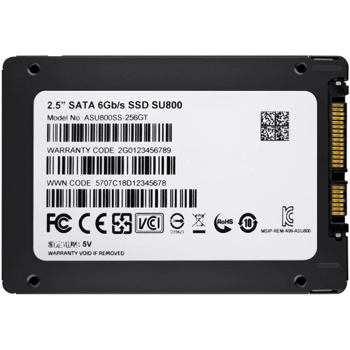 ADATA SSD 2.5" 256Gb (ASU800SS-256GT-C): Форм-фактор 2.5"