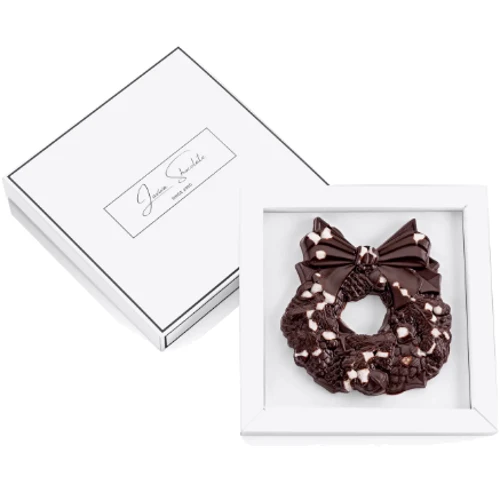 Шоколад черный Laviva Chocolate Dark chocolate "Dark Wreath" Венок с цукатами 73% 80 г (UA-0028): Вес, г 80