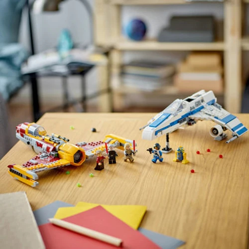 Конструктор LEGO Star Wars Истребитель Новой Республики «E-Wing» против Звездного истребителя Шин Хати (75364): Рекомендуемый возраст 9+
