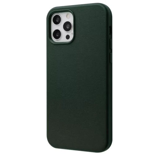 Чехол для iPhone WAVE Premium Leather Edition Case with MagSafe Sequoia Green for iPhone 13