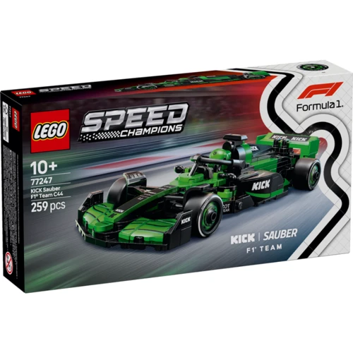 Конструктор LEGO Speed Champions Автомобиль для гонок KICK Sauber F1 Team C44 259 деталей (77247)