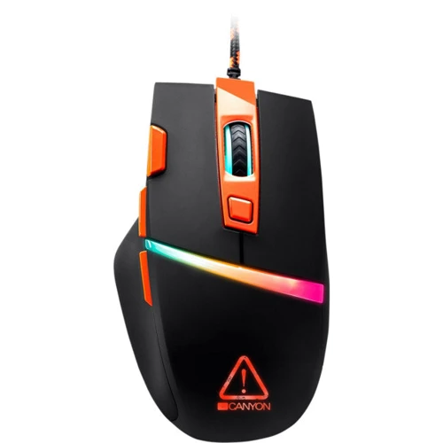 Мишка Canyon CND-SGM04RGB Sulaco Black / Orange