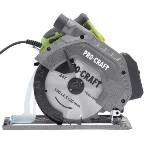 Пила циркулярная Procraft KR190/2350: Конструкция Ручная