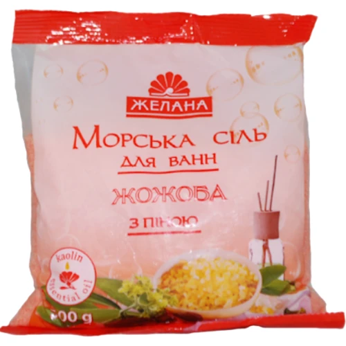 Желана Соль с пеной-каолином для ванн Жожоба 500 g