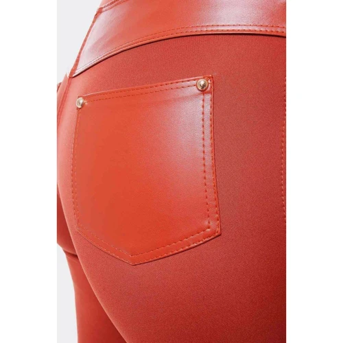 Леггинсы ArtStyleLeggings LSN-179B-40 40 оранжевые: Посадка Средняя талия