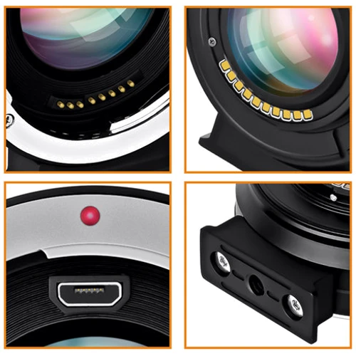Адаптерне кільце Commlite CM-EF-FX Електронний AF Lens Adapter від Canon EF/EF-S Lens to Fujifilm FX-Mount Camera фото 3