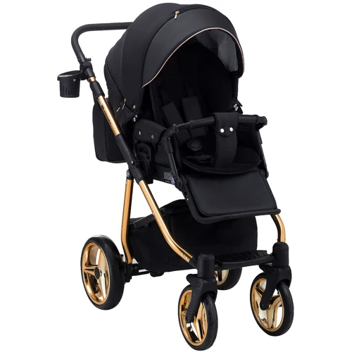 Коляска 2 в 1 Adamex Barcelona Polar (Pink Gold) BR408 (624628): Материал колес полиуретан