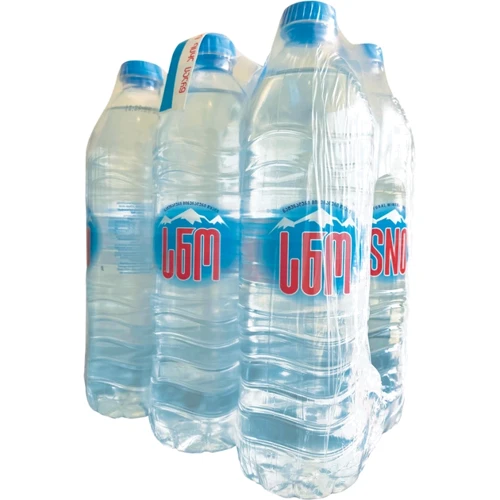 Упаковка минеральной природной негазированной воды SNO 6х1 л (4860102580130_6): Объем, л 6