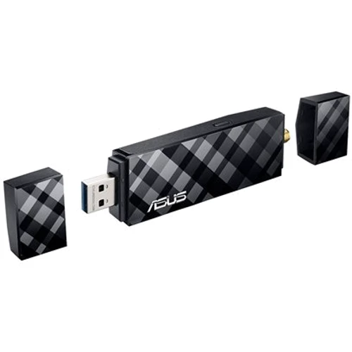 Адаптер Wi-Fi ASUS USB-AC56: Максимальная скорость соединения 1167 Мбит/с (802.11 b/g/n/ac)