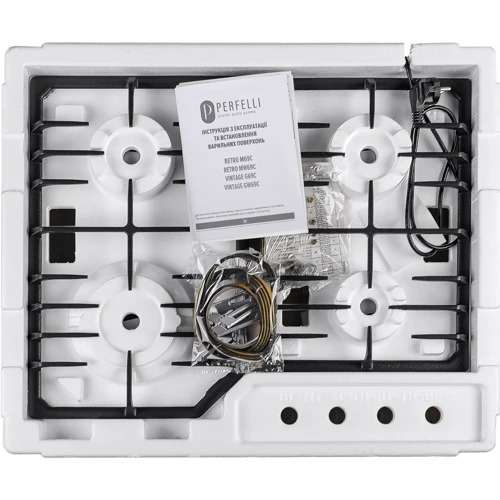 Варильна поверхня Perfelli VINTAGE GW69C NERO