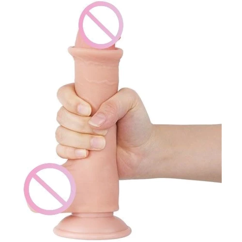 Фаллоимитатор LoveToy Sliding-Skin Dual Layer Dong 8" Flesh
