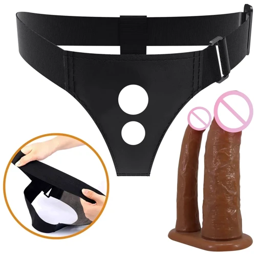 Мужской анально-вагинальный страпон LYBAILE Pretty Love Harnes Briefs KEAREN 6.9" (BW-022106)