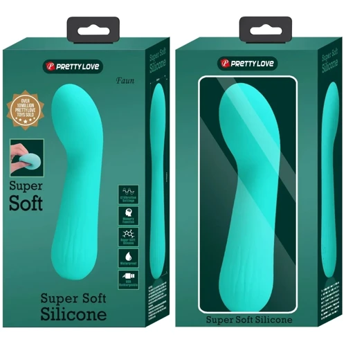 Вибратор для точки G LYBAILE Pretty Love Faun Turquoise (BI-014724-4)