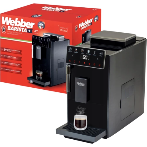 Кофеварка Webber A7 Veneto: Емкость контейнера для зерен, г 250