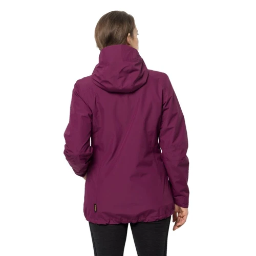 Куртка Jack Wolfskin 3 в 1 Norrland 3IN1 W 1110911-1014 42 розовая зимняя с капюшоном: Вид Куртки
