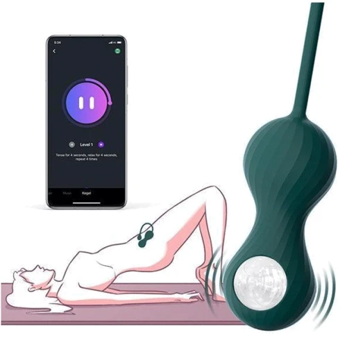 Смарт-тренажер Кегеля Magic Motion – Crystal Duo Smart Kegel Vibrator (бирюзовый)
