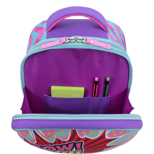 Рюкзак Bagland Turtle 17 л. фиолетовый 510 (0013466): Пол ребенка Для девочек