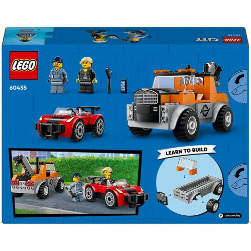 Конструктор LEGO City Эвакуатор и ремонт спортивных автомобилей (60435): Серия City