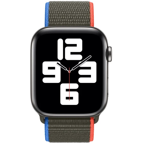 Аксесуар для Watch Apple Sport Loop Olive (MJG13) для Apple Watch 42/44/45mm UA: Сумісність Apple Watch 49mm, Apple Watch 44mm, Apple Watch 42mm, Apple Watch 45mm