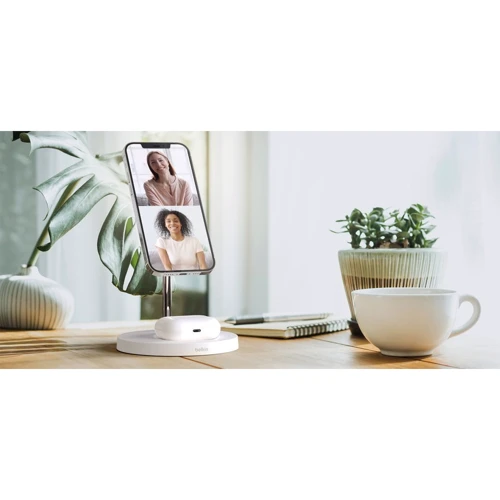 Зарядное устройство Belkin Wireless Charger Stand MagSafe White (WIZ010VFWH) for iPhone 16 I 15 I 14 I 13 I 12 series фото 8