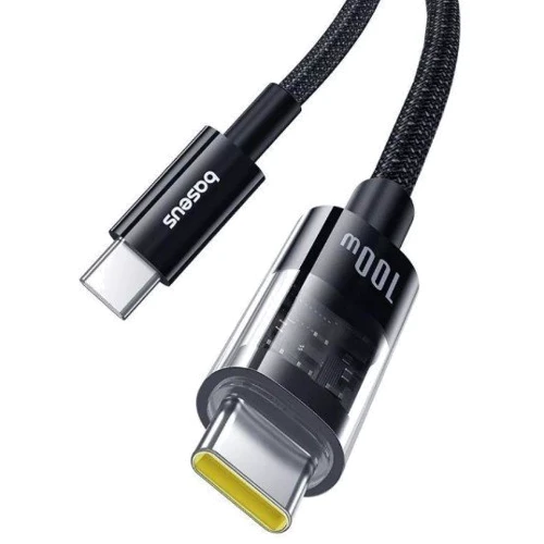 Кабель Baseus Cable USB-C to USB-C Gem Fast-Charging 100W 2m Black (P10373000111-01): Тип USB-C - USB-C