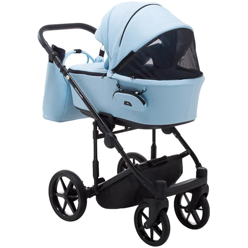 Коляска 2 у 1 Adamex Porto Light ECO шкіра 100% SA-17 блакитний: Стать дитини Унисекс