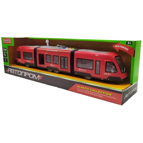 Трамвай АВТОПРОМ красный (7955AB): Производитель АВТОПРОМ