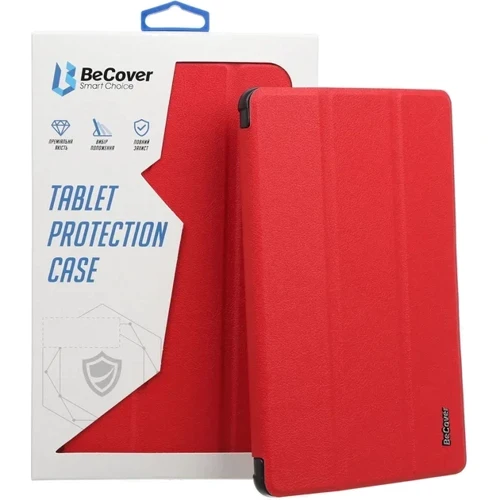 Аксессуар для планшетных ПК BeCover Smart Case Red for Samsung Galaxy Tab S6 Lite 2024 P620/P625/P627 (710817): Цвет красный