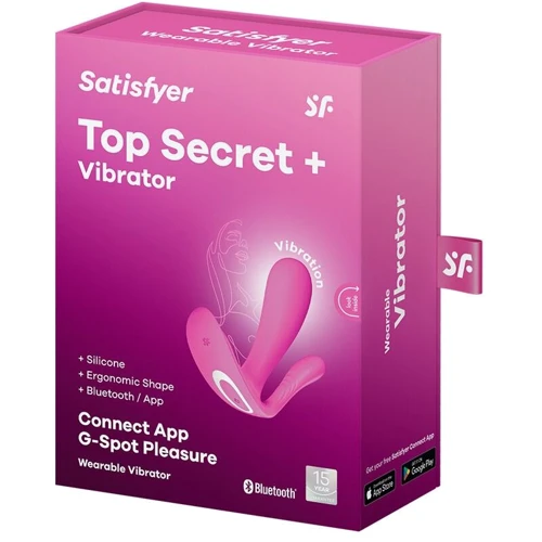Вибратор с двумя моторами для точки G Satisfyer Top Secret (розовый)