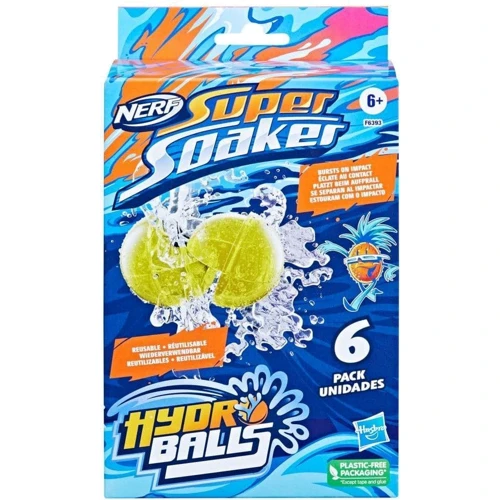 Водні бомби Hasbro Nerf Super Soaker Hydro Balls 6 шт. (F6393): Виробник Hasbro