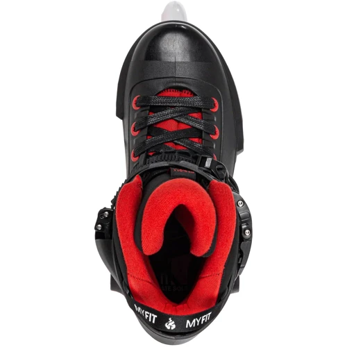 Роликовые коньки PWR 23 Next Black Red 80 44,0-45,0 (908370): Размер колес, мм 4x80