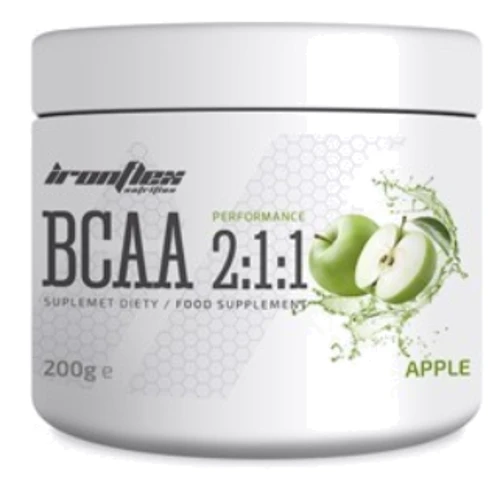 Амінокислота для спорту IronFlex Nutrition BCAA Performance 2-1-1 200 g / 40 servings / Apple