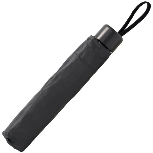 Зонт механический Semi Line Black черный (L2036-0): Фасон Складной