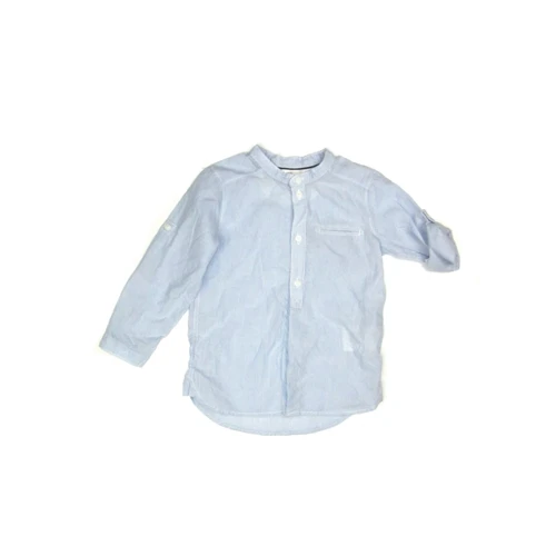 Рубашка H&M 9Z4857665 86см голубая
