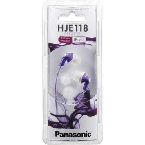 Наушники Panasonic RP-HJE118GU-V Purple : Тип конструкции вкладыши
