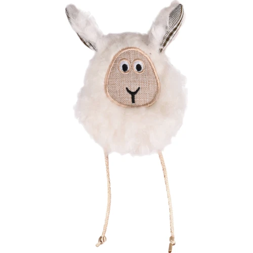 Игрушка для котов шуршащая Flamingo Rizzo Sheep Риццо овечка с кошачьей мятой 8 см (59122): Производитель Flamingo