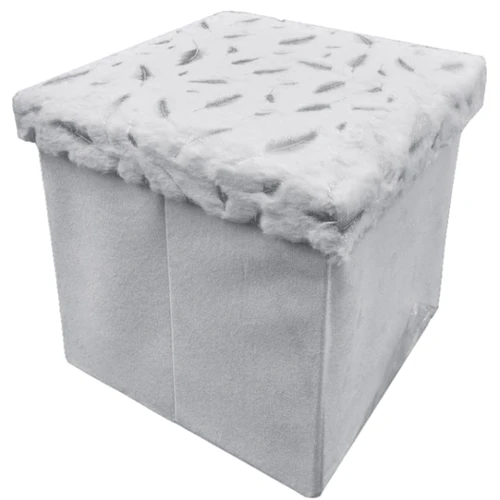 Тумба-пуф раскладной Stenson 35х35х5 см (WHW78743-10 white): Производитель Stenson