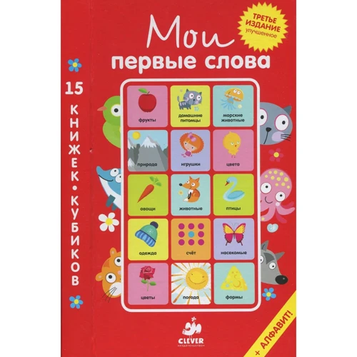 Мои первые слова. 15 развивающих книжек-кубиков. Русский язык
